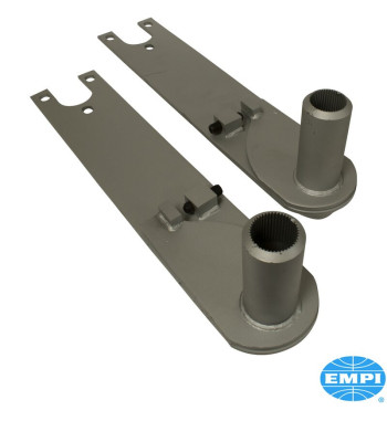 Zestaw płytek sprężynowych, regulowany, tył, do osi wahliwej, kołnierz 4 1/4" do drążków skrętnych o długości 627 mm, 2 sztuki
